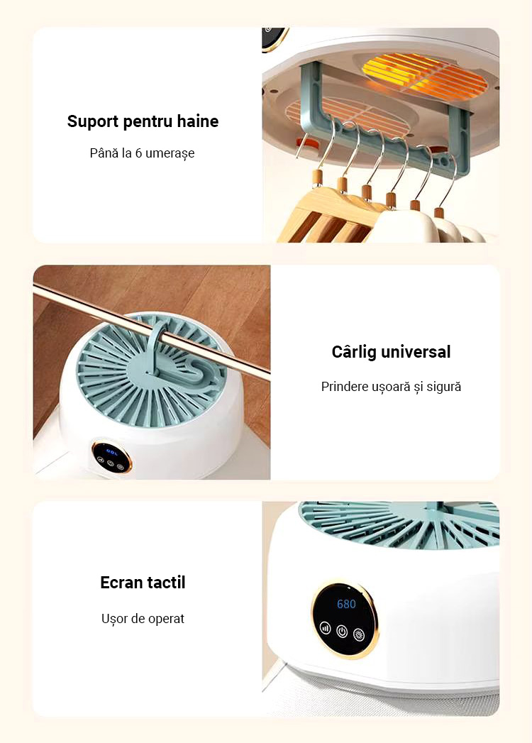 Uscător de rufe inteligent - imagine frontală