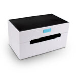 Imprimanta termica pentru etichete si AWB-uri, calitate inalta 203 dpi, portabila, fara fir, nu necesita tus, suporta formaturi pana la 4x6, Bluetooth, USB, compatibila cu iOS / Android / Windows / MacOS, alb