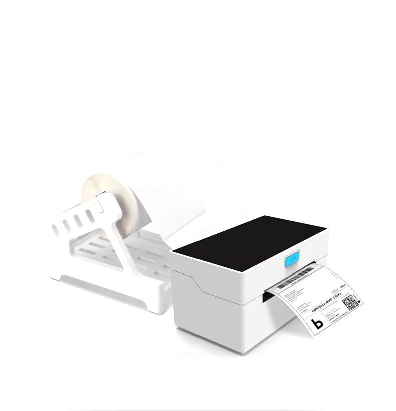 Imprimanta termica pentru etichete si AWB-uri, calitate inalta 203 dpi, portabila, fara fir, nu necesita tus, suporta formaturi pana la 4x6, Bluetooth, USB, compatibila cu iOS / Android / Windows / MacOS, alb - imagine 10